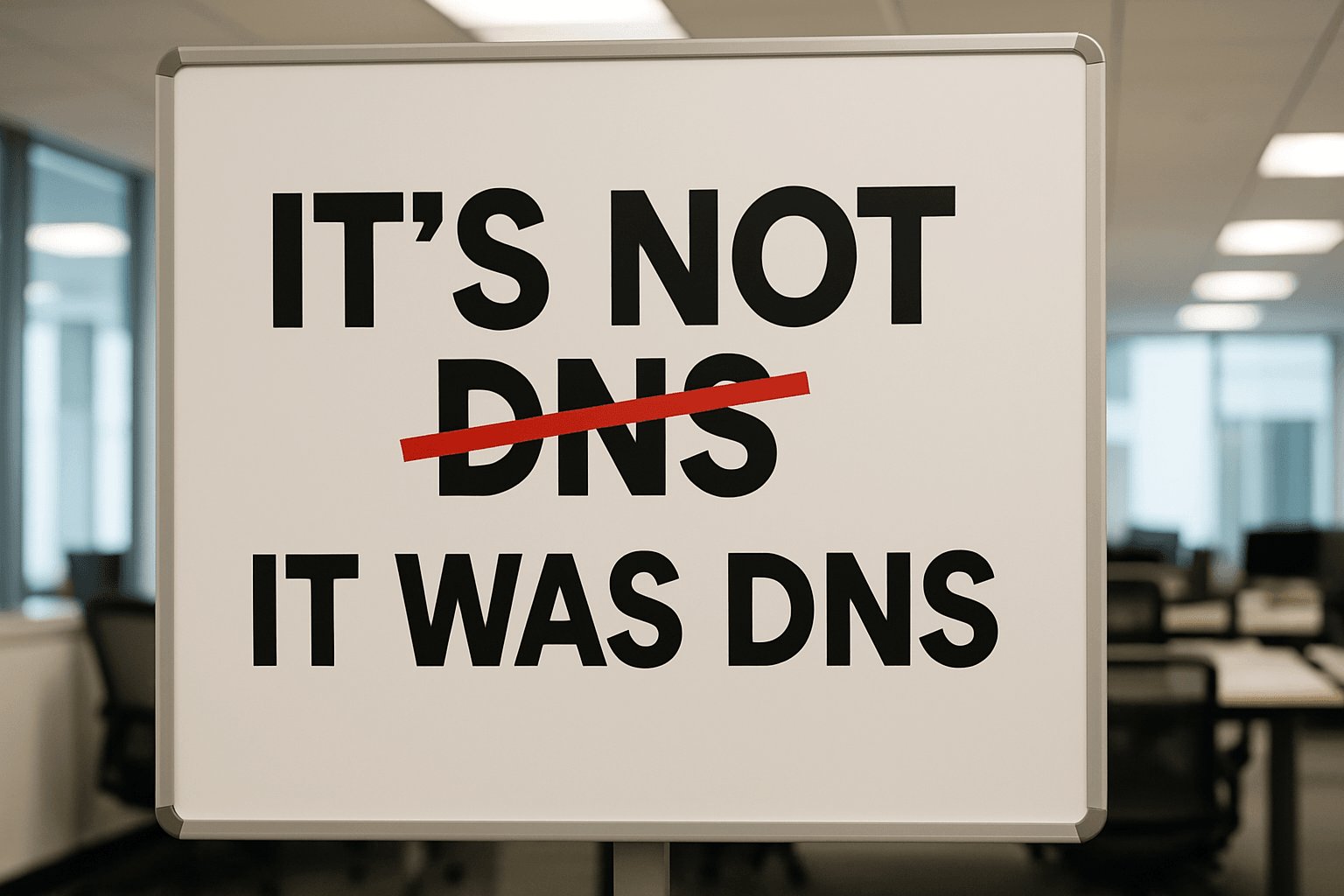 AWS Insists Outage "Definitely Not DNS" Before Admitting It Was Totally DNS