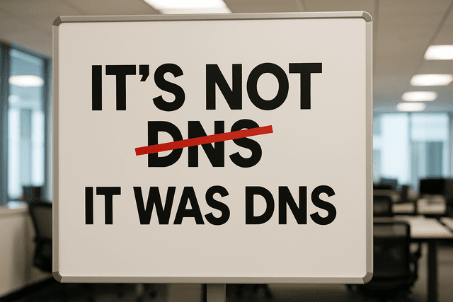 AWS Insists Outage "Definitely Not DNS" Before Admitting It Was Totally DNS