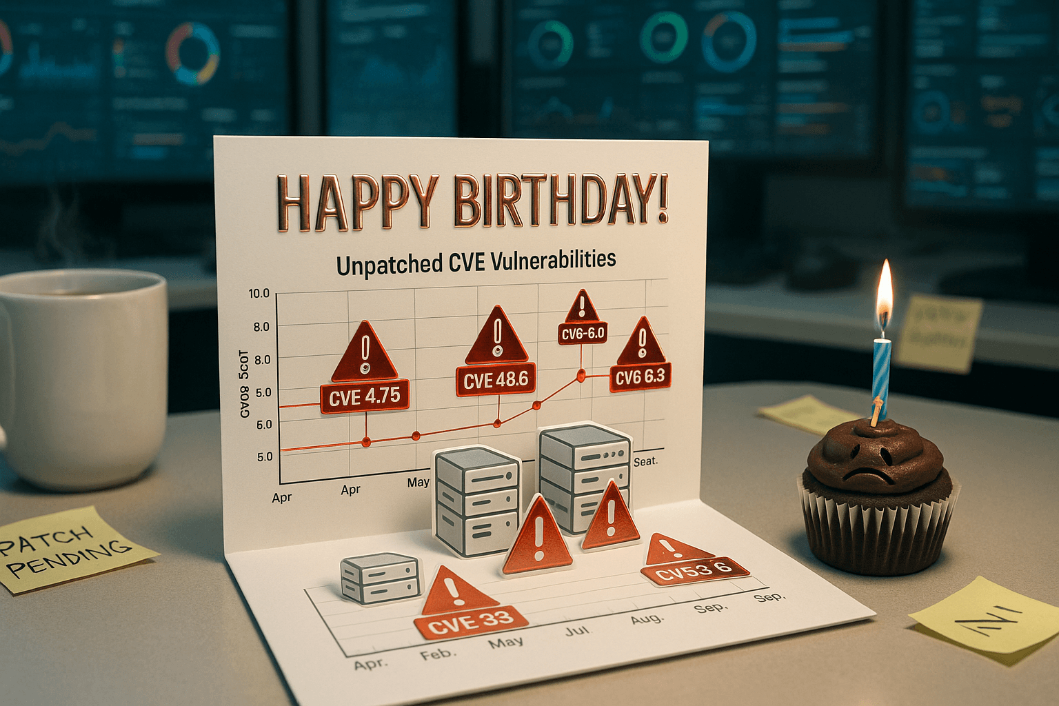 Vulnerability Scanner Now Sending Birthday Cards With Unpatched CVEs